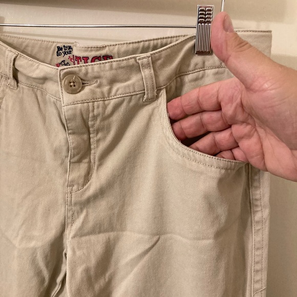 Justice Stretch Jeans. Size 18.5 Tan Khaki Beige Stretch Pants Trousers - Picture 4 of 7